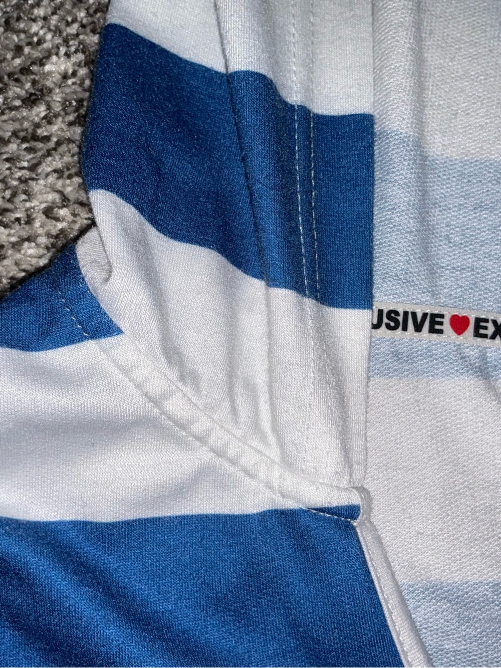 Blue & White Stripe Hoodie Set - Picture 5 of 5